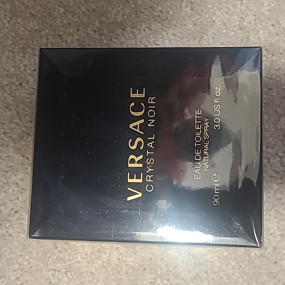 VERSACE CRYSTAL NOIR Eau De Toolette NATURAL SPRAY 3oz